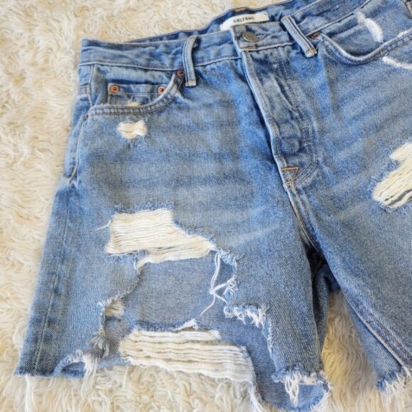 GRLFRND Jourdan Distressed Denim Shorts 24 - Picture 4 of 9